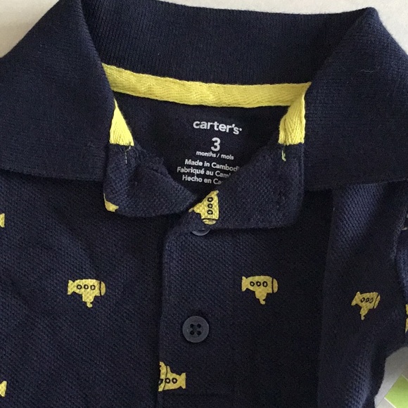 INFANT 3 MONTH ONE PIECE CARTER’S NAVY SUBMARINES - Picture 4 of 4
